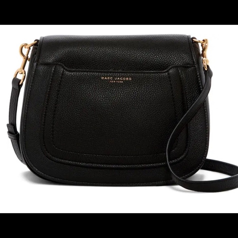 Marc Jacobs Blk empire city crossbody leather bag
